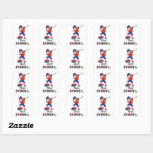 hallo vierkante sticker (Vel)