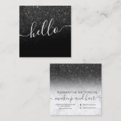 Hallo Vierkante Visitekaartje (Voorkant / Achterkant)