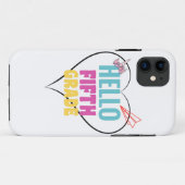 hallo vijfde graad | Koelvormig ontwerp voor de 5e Case-Mate iPhone Case (Achterkant (horizontaal))