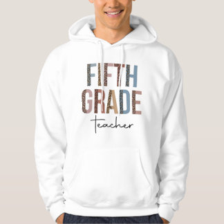 Hallo Vijfde Klas Luipaard Eerste Dag op School On Hoodie