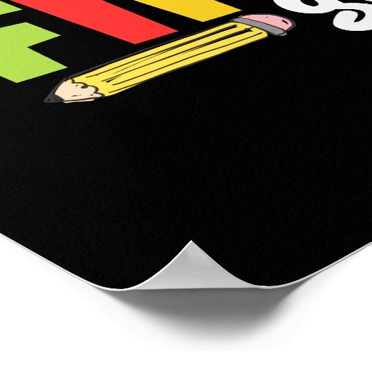 Hallo Vijfde klas Team 5e klas Vibes Eerste Dag Poster (Hoek)