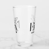 Hallo Vijftig moderne minimale elegante 50ste verj Glas (Links)