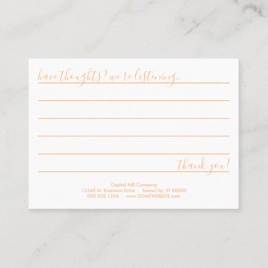 hallo visitekaartje (Achterkant)