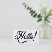 Hallo Visitekaartje (Staand voorkant)
