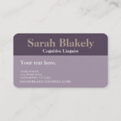 hallo Visitekaartje (Achterkant)