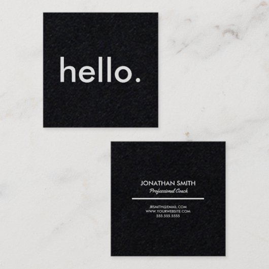 hallo Visitekaartjes (Voorkant / Achterkant)