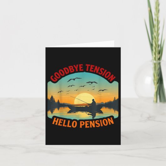 Hallo Vissen Vaarwel Tension Kaart (Voorkant)