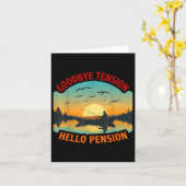 Hallo Vissen Vaarwel Tension Kaart (Gele Bloem)