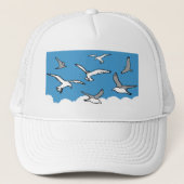 Hallo vliegende vogels trucker pet (Voorkant)