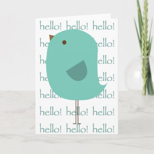 Hallo Vogel Kaart