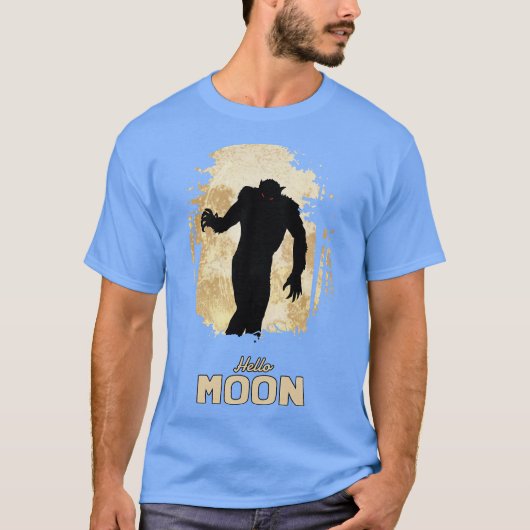 Hallo Volle Maan Nacht T-shirt (Voorkant)