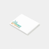 Hallo Voorjaar geometrische post het Post-it® Notes (Schuin)