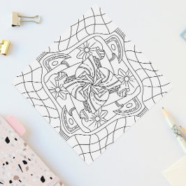 Hallo Voorjaar: Kleurplaat voor volwassenen