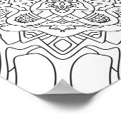 Hallo Voorjaar: Plant Kleurplaat Poster (Hoek)