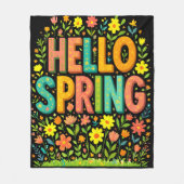 Hallo Voorjaarsvakantie Fleece Deken (Voorkant)