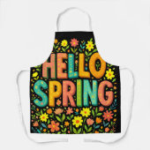 Hallo Voorjaarsvakantie Schort (Voorkant)