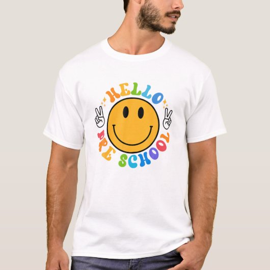 hallo Voorschoolse Happy Nieuwjaar T-shirt (Voorkant)