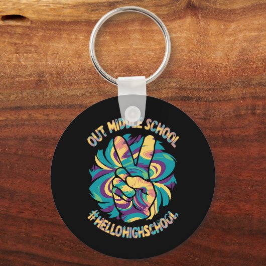 Hallo Vrede Uit Midden Sleutelhanger (Voorkant)