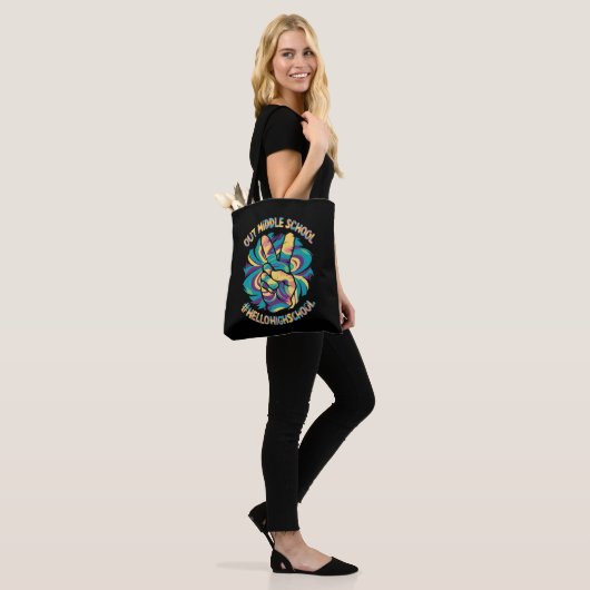 Hallo Vrede Uit Midden Tote Bag (Op model)