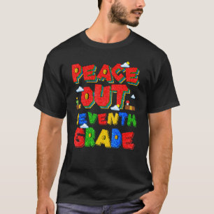 Hallo Vrede Uit Zevende Grade Afscheid 7e Grade T-shirt