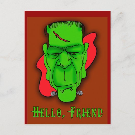 Hallo Vriend Aangepaste Halloween Uitnodigingen (Voorkant)