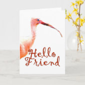 hallo vriend kaart (Gele Bloem)