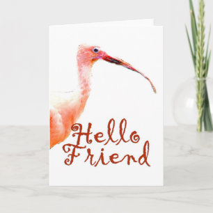 hallo vriend kaart