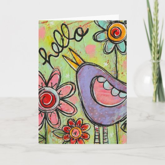 hallo vriend kaart (Voorkant)