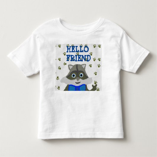 hallo vriend kinder shirts (Voorkant)