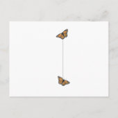 Hallo Vriend Koninginnevlinder Dekbed Briefkaart (Achterkant)