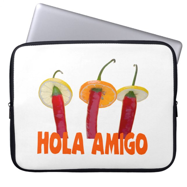 Hallo Vriend Laptop Sleeve (Voorkant)