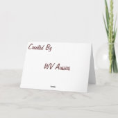 Hallo Vriend Wenskaart Kaart (Achterkant)