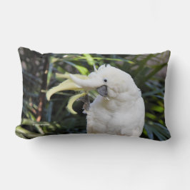 Hallo Vriendelijke zwavel-kuifkaketoe Waves Kussen