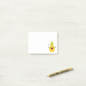 Hallo vrienden! Illustratie ananas Post-it® Notes (Op bureau)