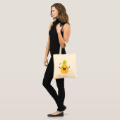 Hallo vrienden! Illustratie ananas Tote Bag (Voorkant (model))