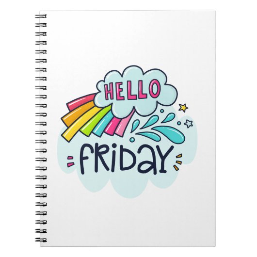 hallo vrijdag notitieboek (Voorkant)