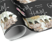 Hallo Vrijgezellenfeest Minimaal afscheid missen Cadeaupapier (Rol Hoek)