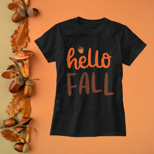 Hallo Vrolijk Herfst Acorn T-shirt
