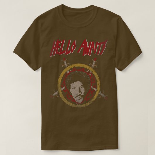 HALLO WACHT T-SHIRT (Design voorkant)