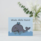 Hallo Walvis, Briefkaart (Staand voorkant)