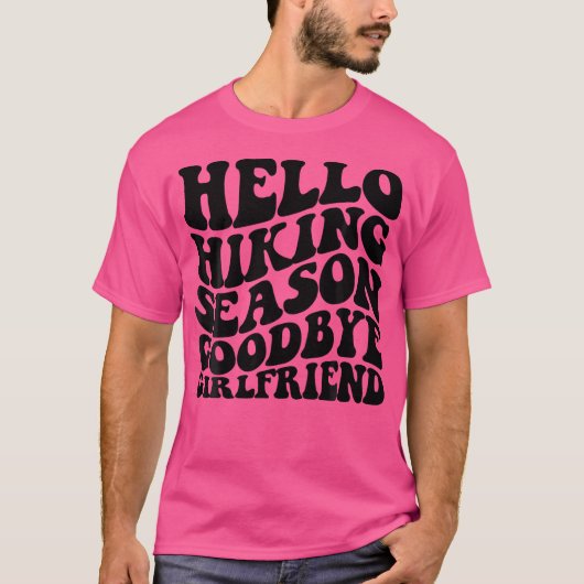 Hallo Wandelseizoen Afscheid Vriendin T-shirt (Voorkant)