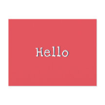 Hallo Watermeloen Rood Chique Modern Eenvoudig