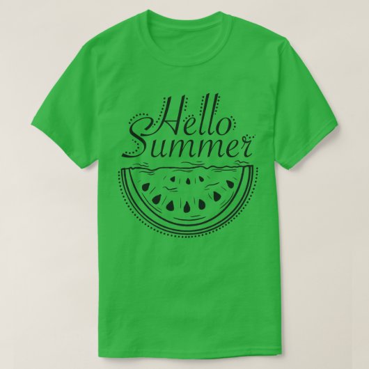 hallo watermeloen t-shirt (Design voorkant)