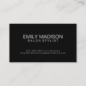 hallo Waterverf Oranje Weave Patroon Visitekaartje (Achterkant)