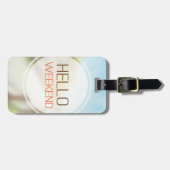 hallo Weekend 2 Bagagelabel (Voorkant horizontaal)