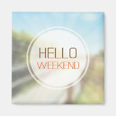 hallo Weekend 2 Magneet (Voorkant)