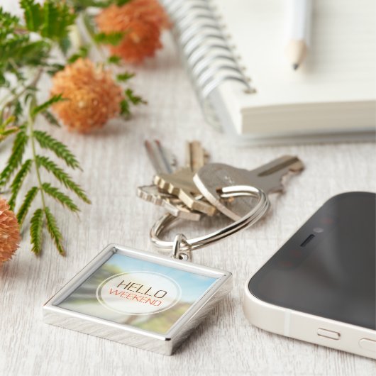 hallo Weekend 2 Sleutelhanger (Zijkant)