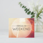 hallo Weekend 3 Briefkaart (Staand voorkant)