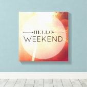 hallo Weekend 3 Canvas Afdruk (Insitu (Houten vloer))