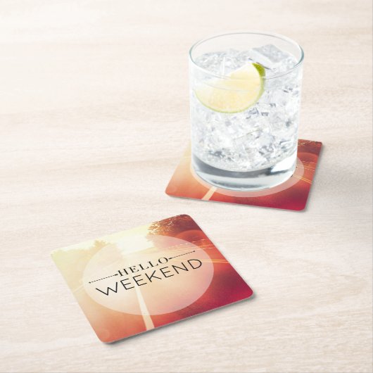 hallo Weekend 3 Kartonnen Onderzetters (Insitu)